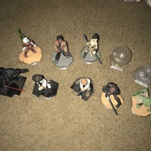 10 video star wars figures